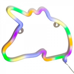 Lampka ścienna nocna LED Jednorożec neonowy UNICORN.